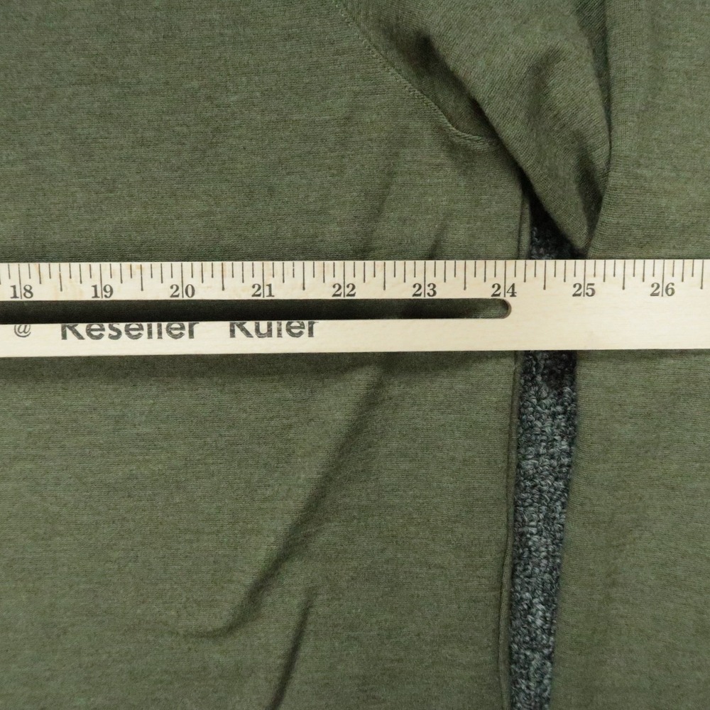 Mizzen Main Sweater Mens XXL Green Quarter Zip Pullover Long Sleeve Jumper 2XL - Picture 6 of 8